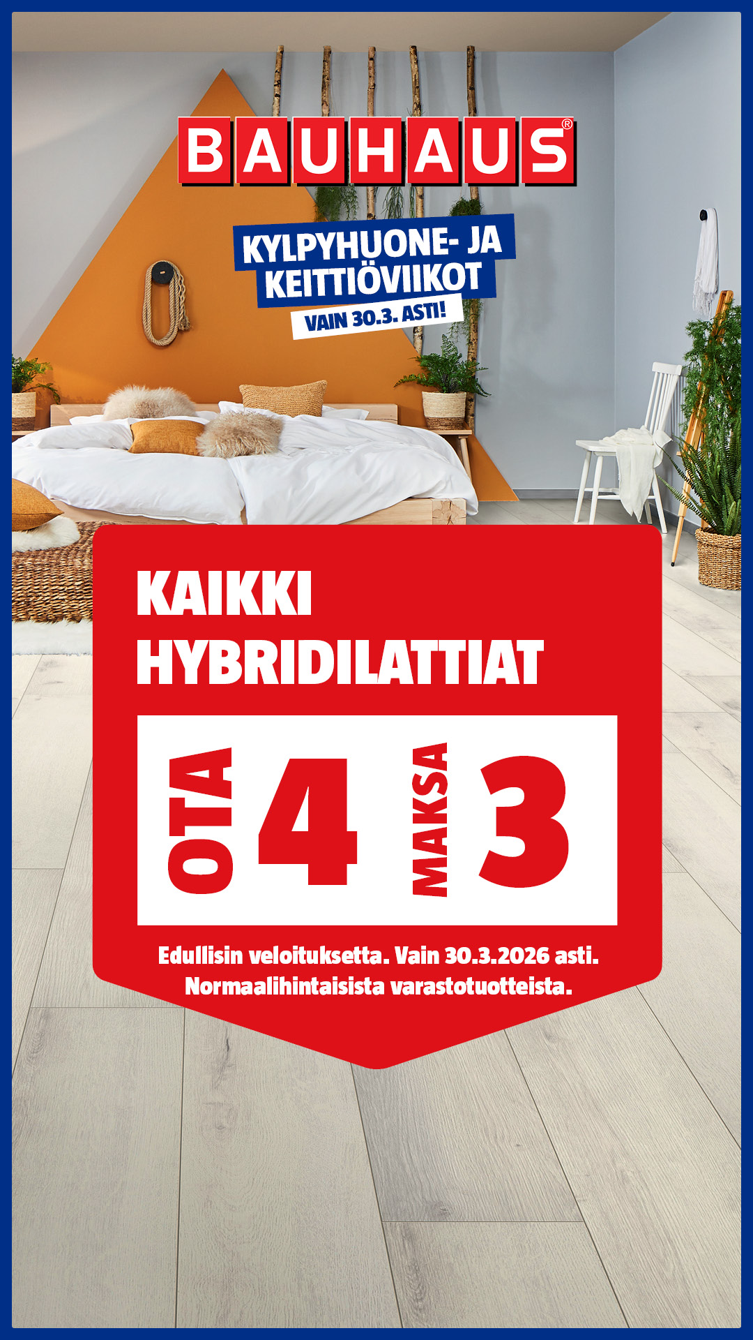 BAUHAUS Suomi Facebook ad