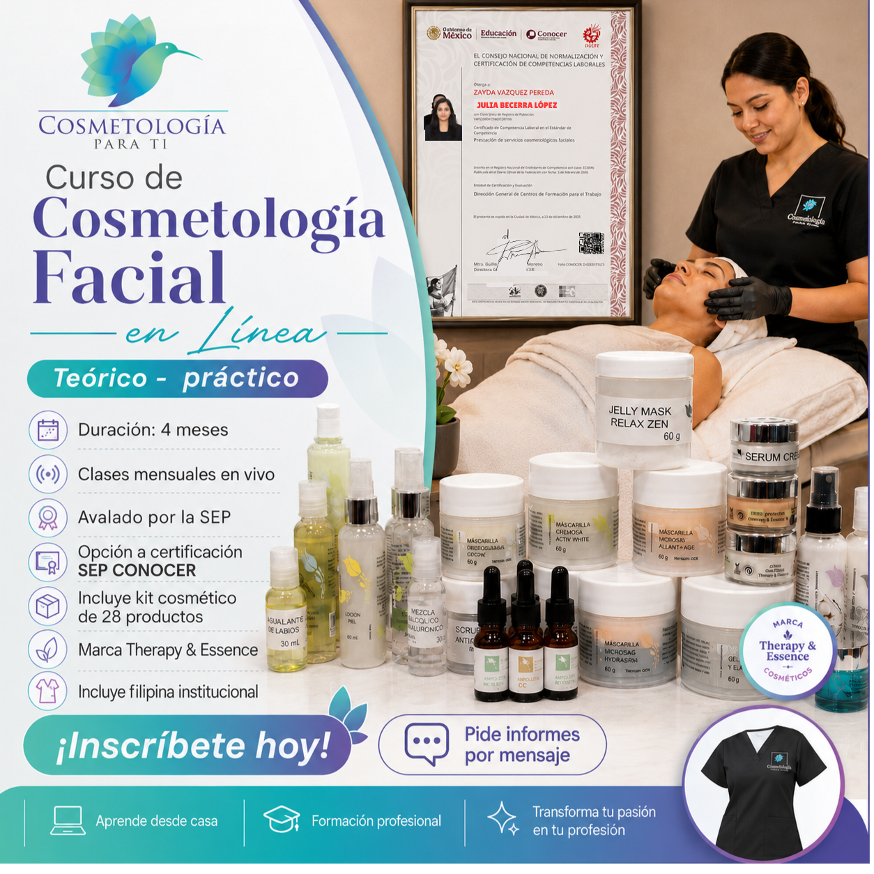 Cosmetologia Para Ti MX Facebook ad