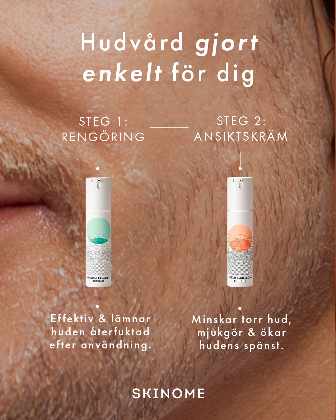 Skinome Facebook ad