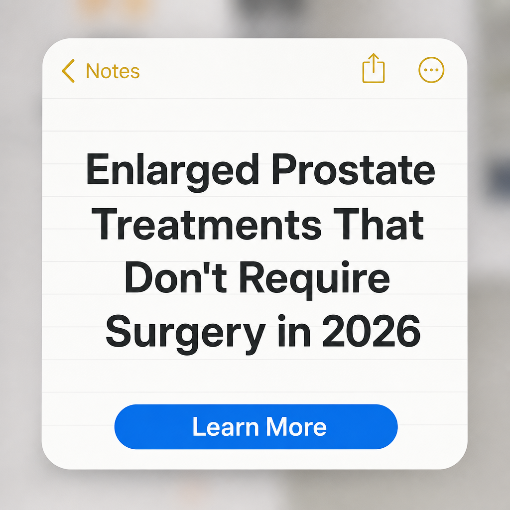 Money Wiz Facebook ad: Enlarged Prostate Treatments That Don't Require Surgery in…
