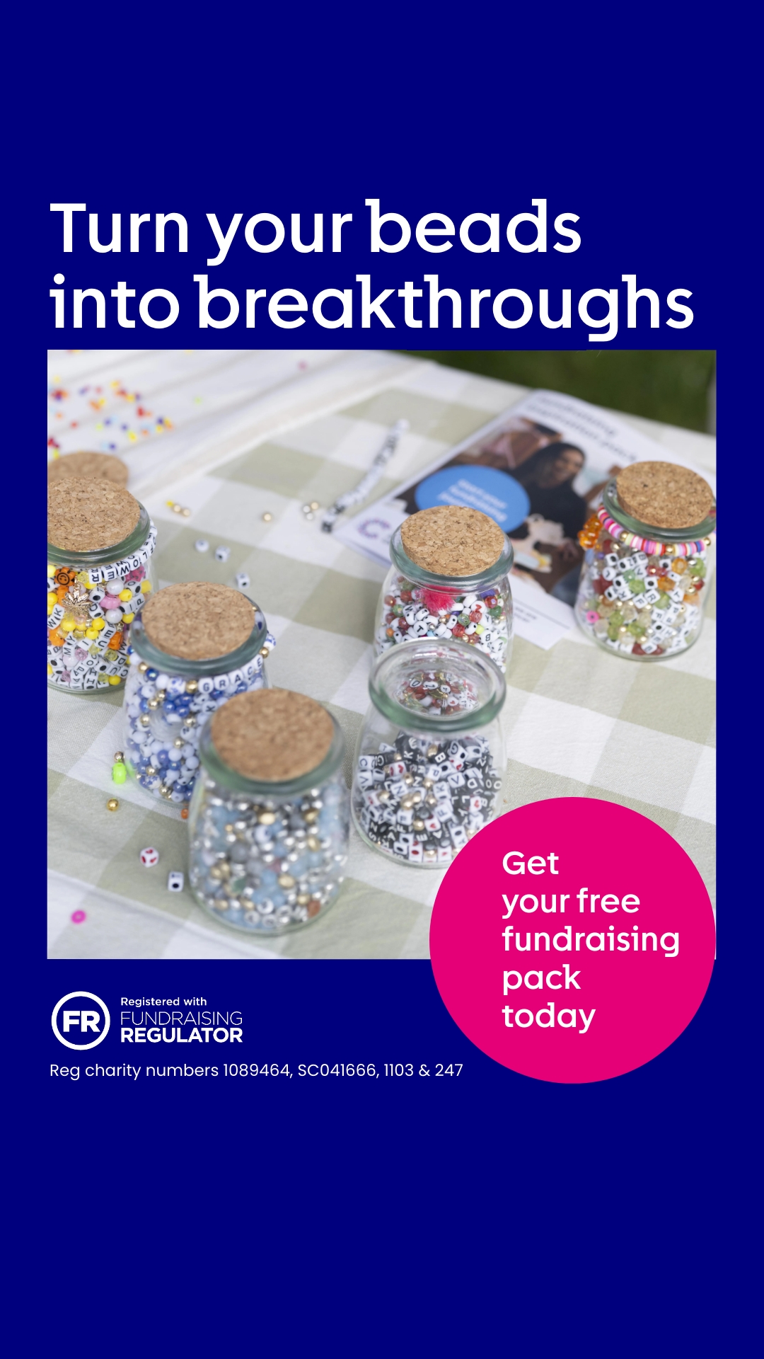 Cancer Research UK Facebook ad