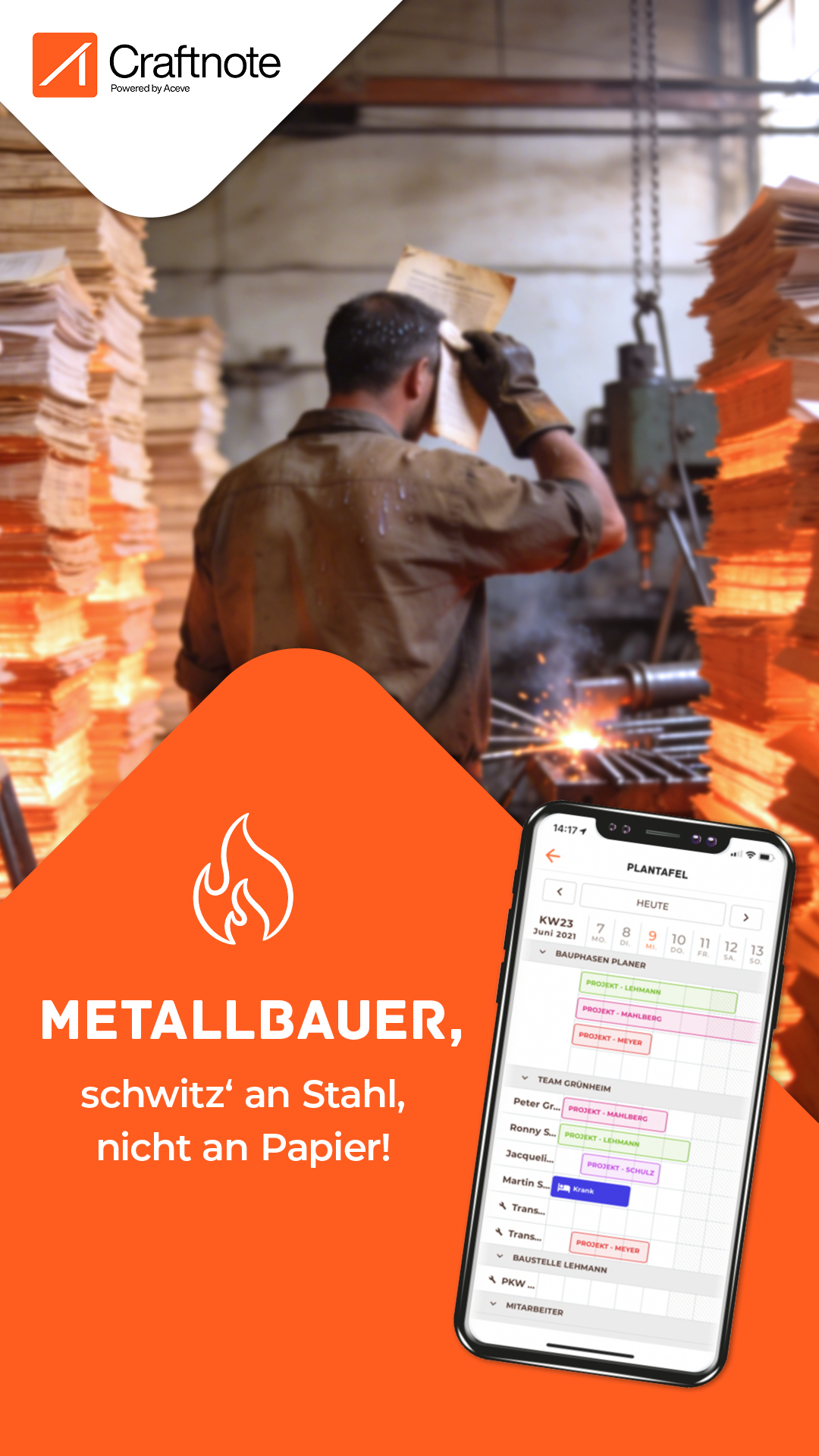 Craftnote - App für Handwerker Facebook ad