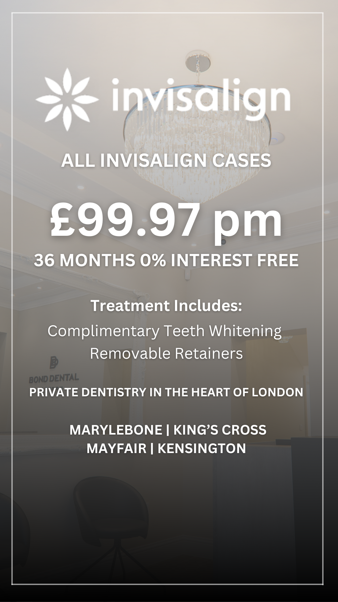 Bond Dental London Facebook ad from Oct 8, 2025