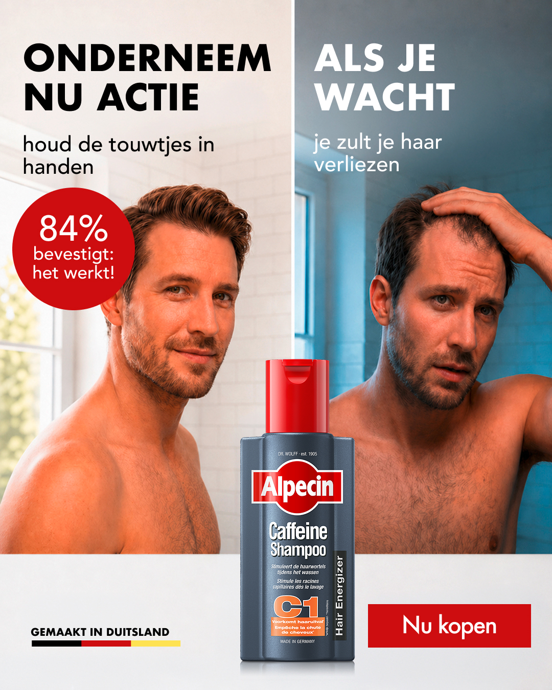 Alpecin Facebook ad