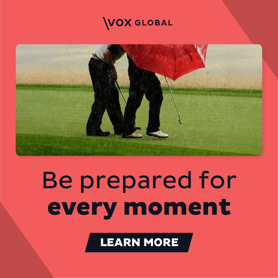 VOX Global Facebook ad: Preparation for when the spotlight finds you.