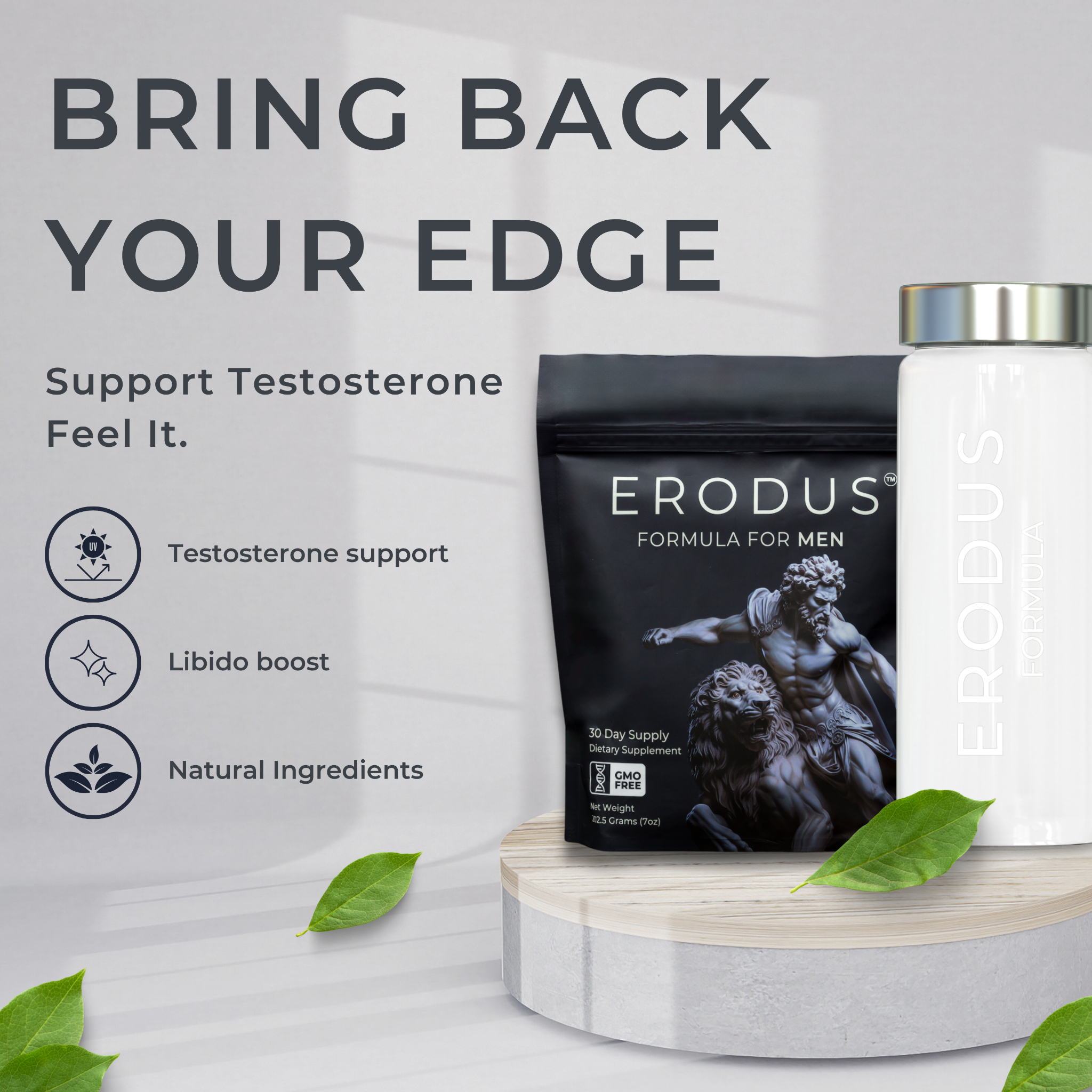 Erodus Formula For Men Facebook ad