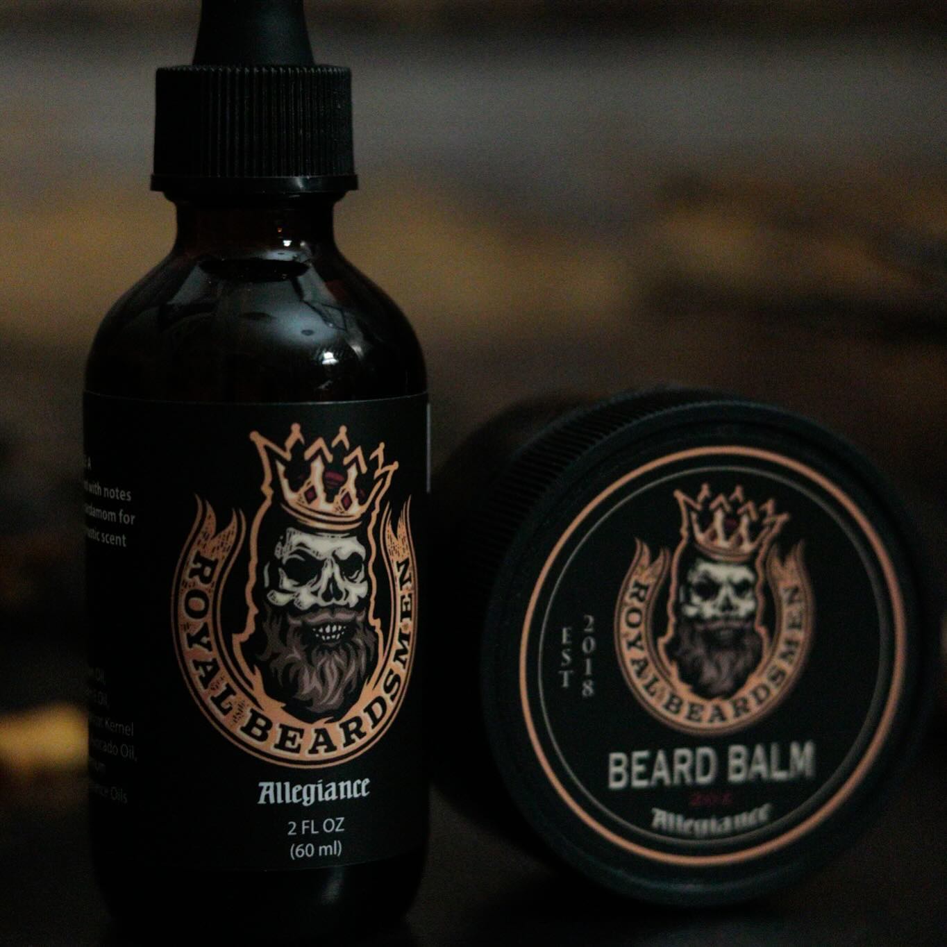 Royal Beardsmen Beard Company Facebook ad: Premium Men's Grooming Made In the USA