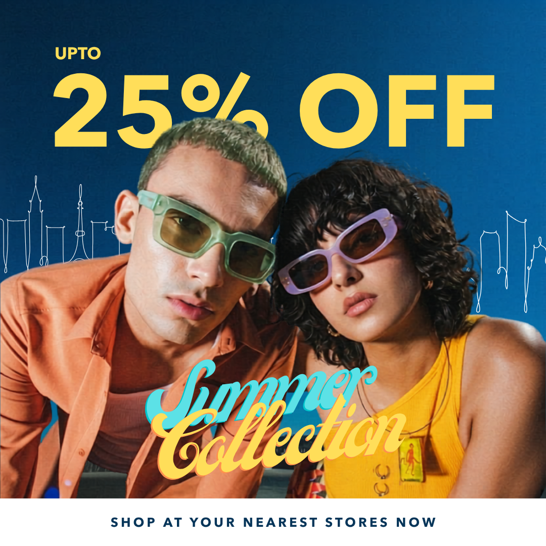 GKB Opticals Facebook ad: 25% Off Eyewear This Summer