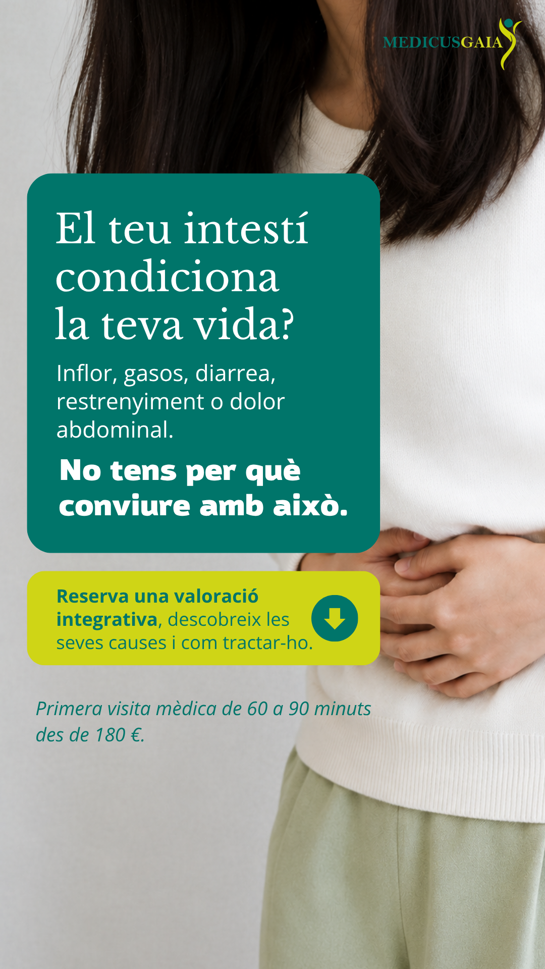 Instituto de Salud y Medicina Integrativa Medicus Gaia Facebook ad: Reserva una primera valoració