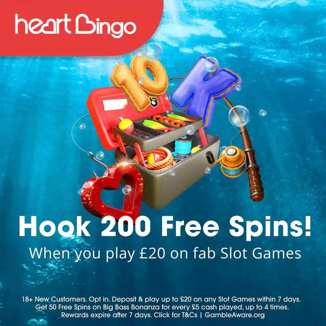Heart Bingo Facebook ad