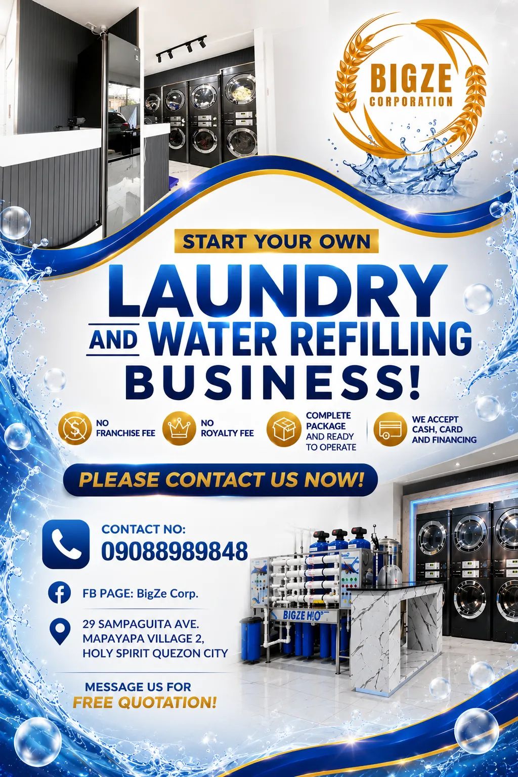 BigZe Corp. Facebook ad