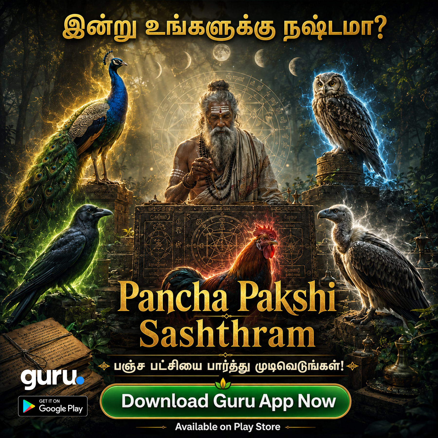 Guru Tamil Edutainment Facebook ad: Download Guru App & Start Your FREE Trial!