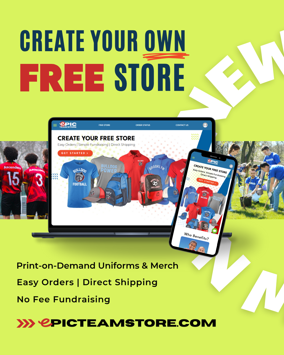 Epic Sports Facebook ad: STOP the uniform stress