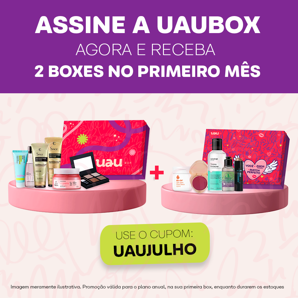UAU Box Facebook ad: BOX EM DOBRO