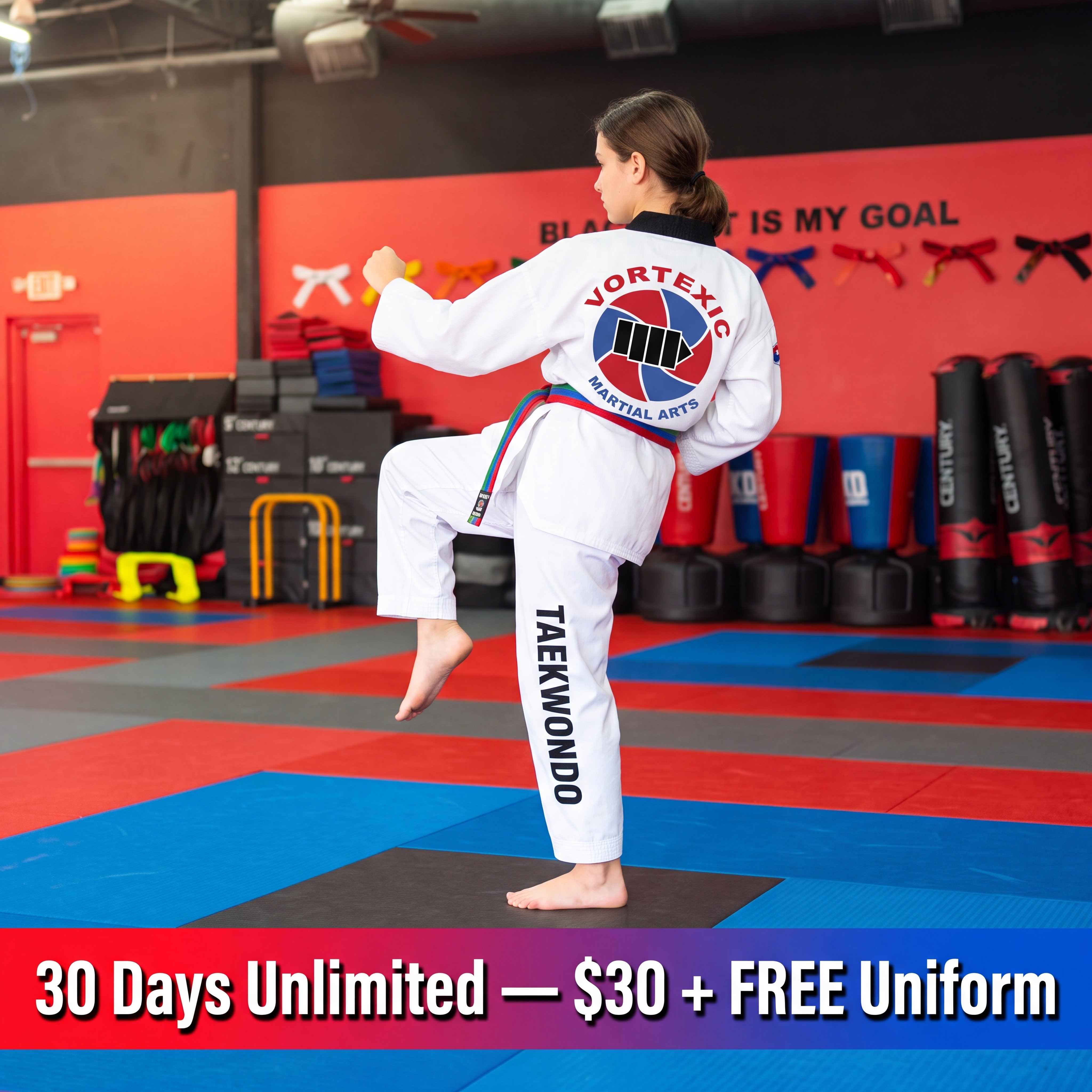 Vortexic Martial Arts Facebook ad