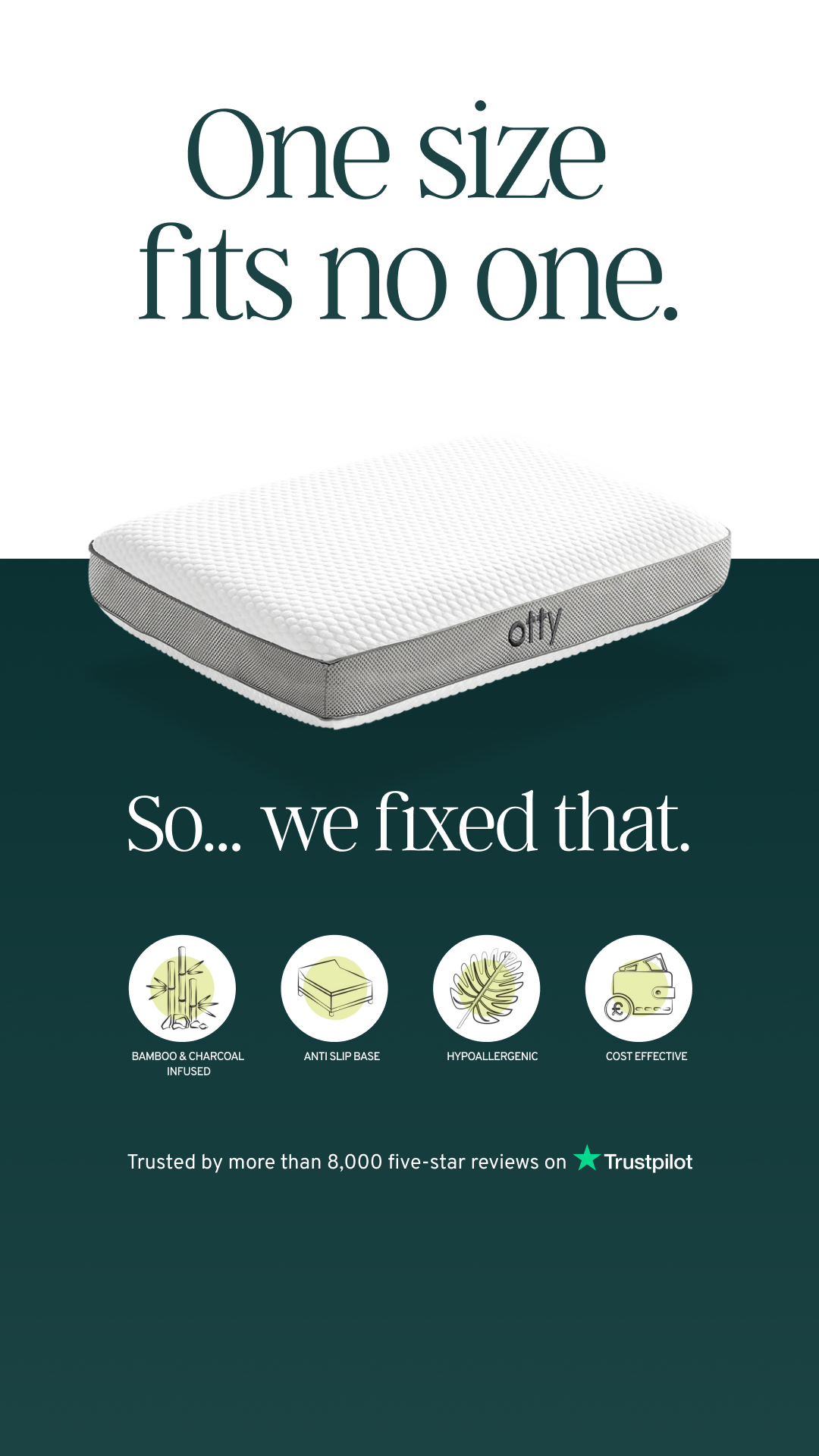 OTTY Mattress Facebook ad