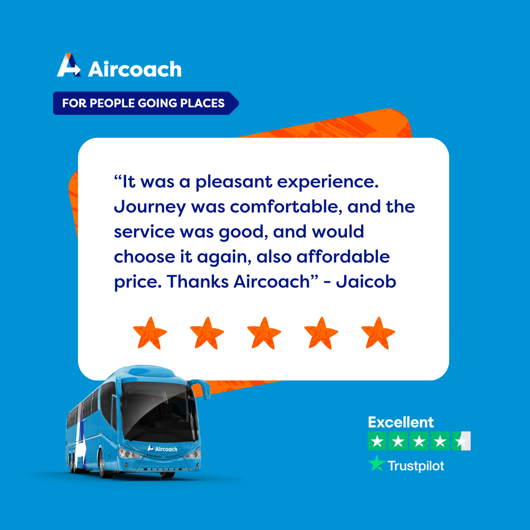 Aircoach Facebook ad: Getting to Dublin City has never been easier!