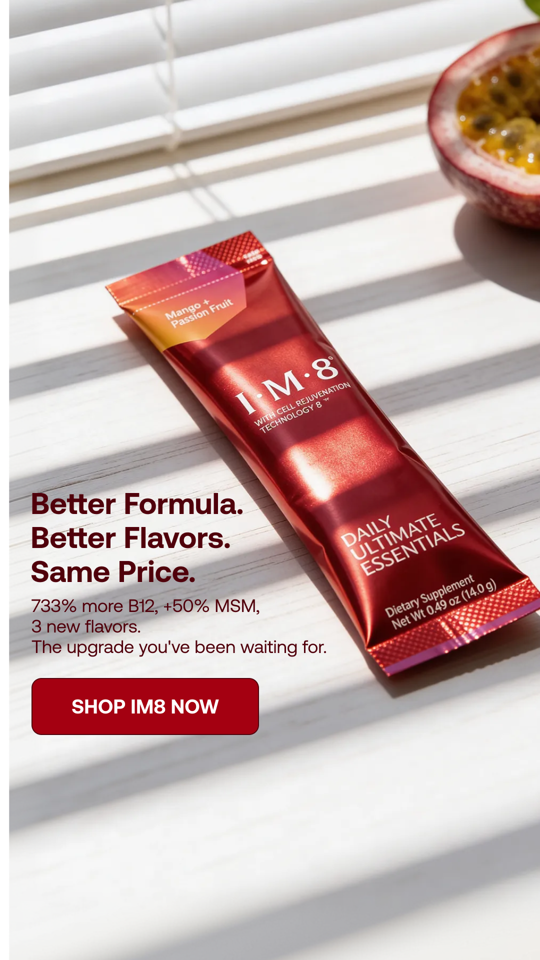 IM8 Health Facebook ad