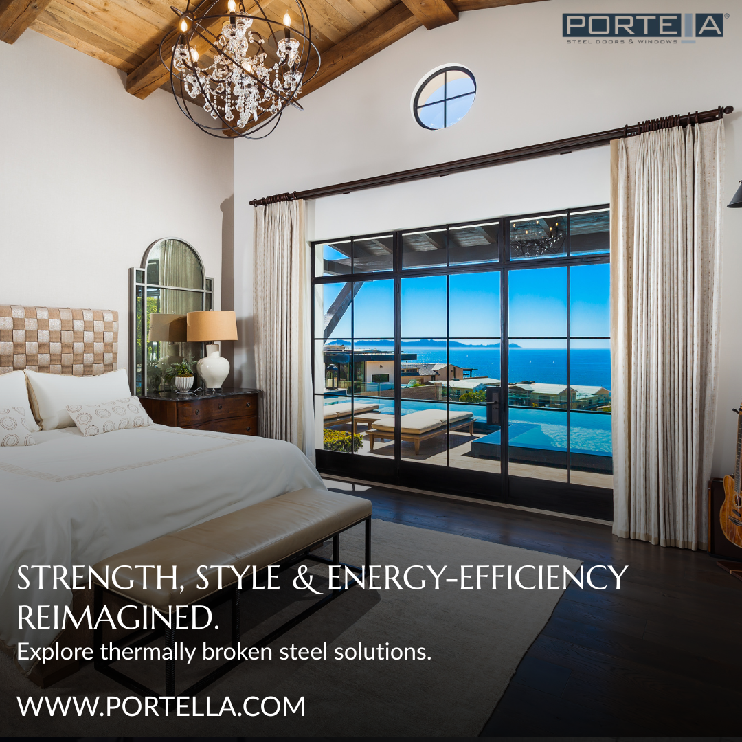 Portella Facebook ad: Luxury Custom Steel Doors & Windows!