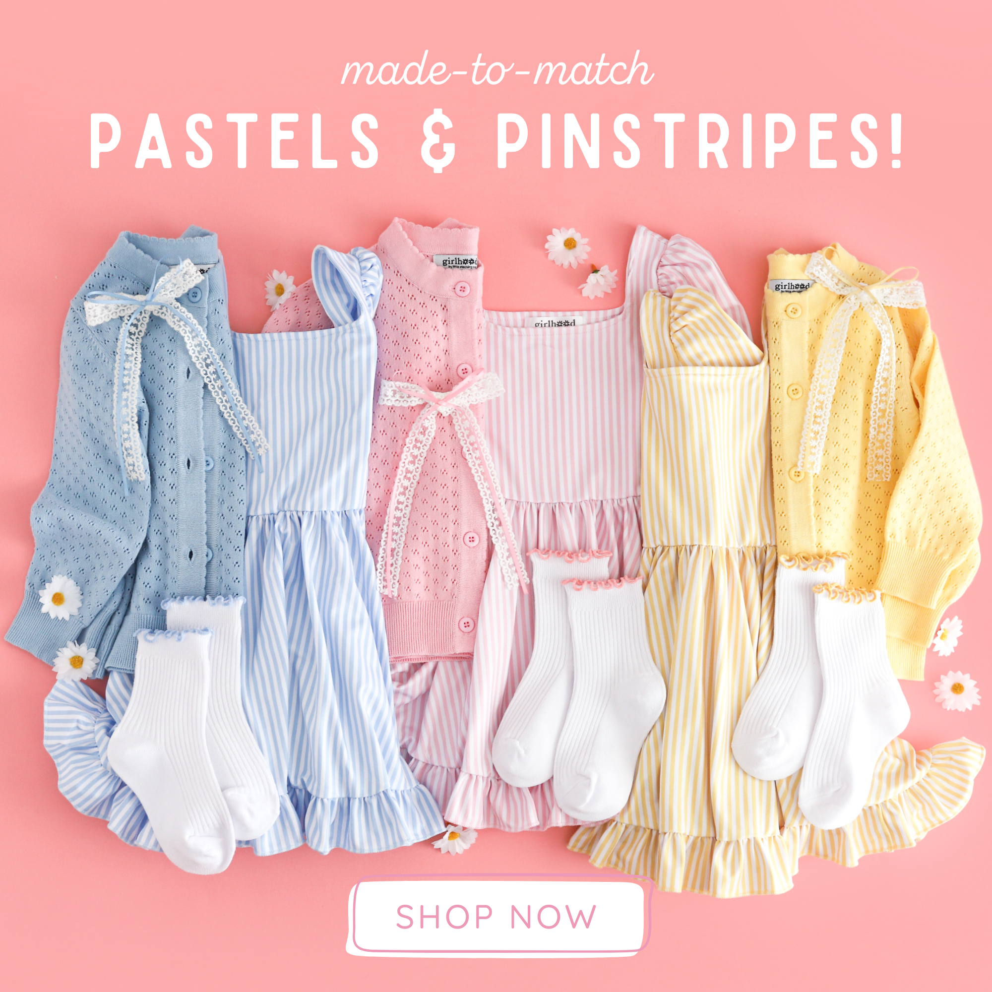 Little Stocking Company Facebook ad: Spring & Easter Collection