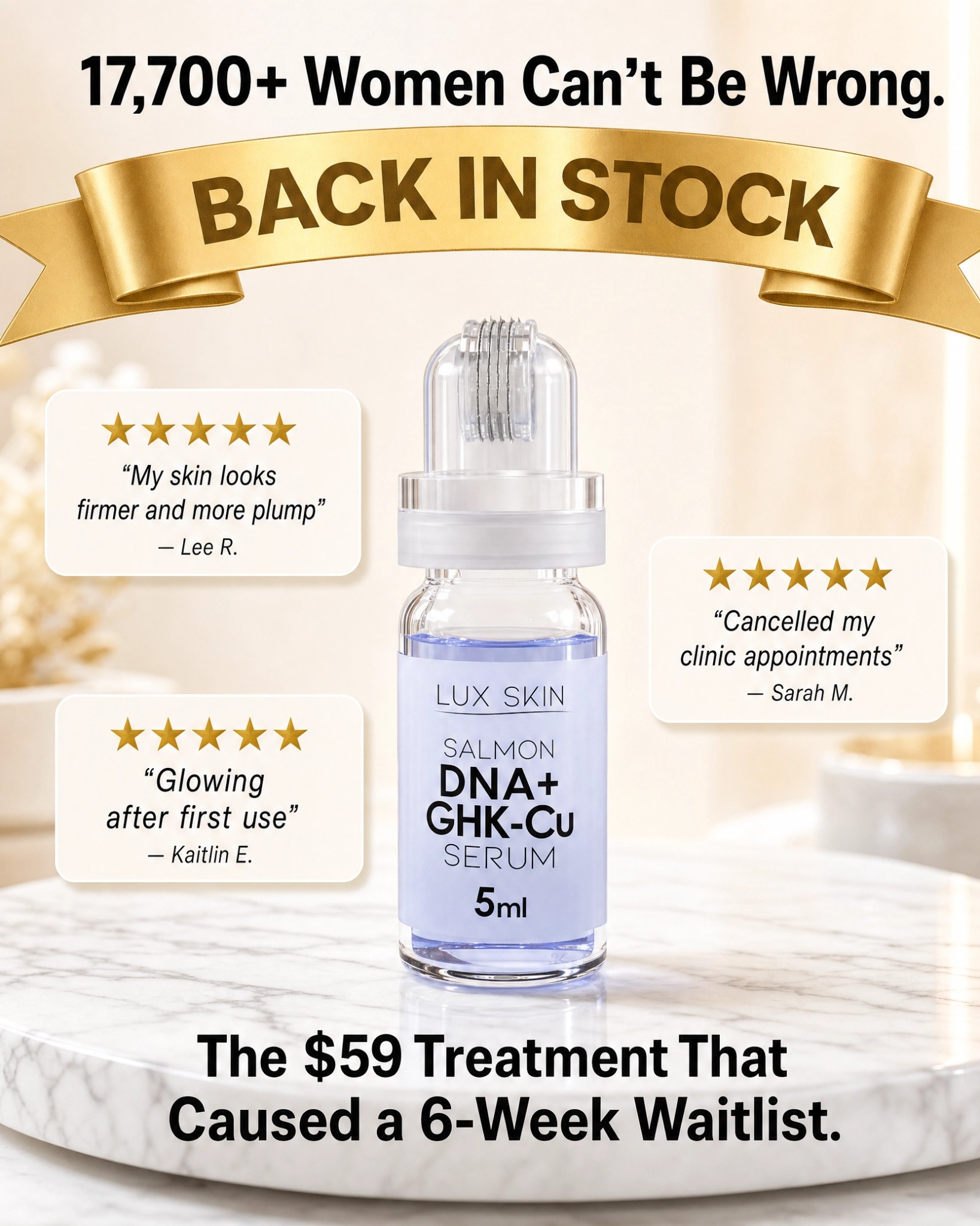 LUX SKIN Facebook ad