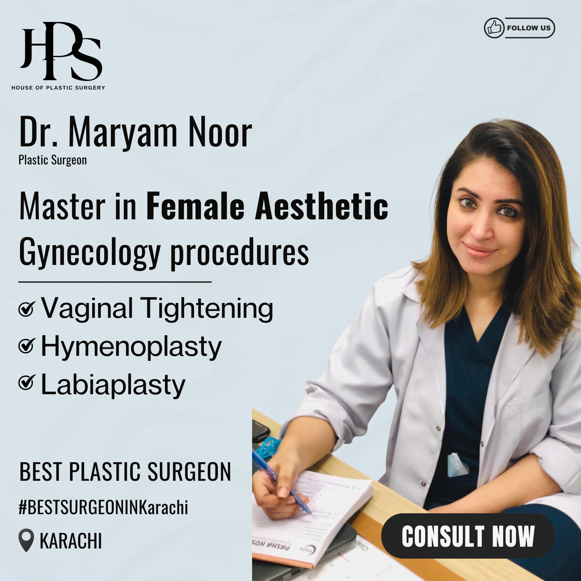 House of Plastic Surgery Facebook ad