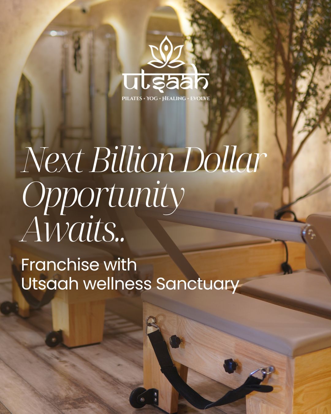 Utsaah.wellness Facebook ad: The next big opportunity in wellness is here