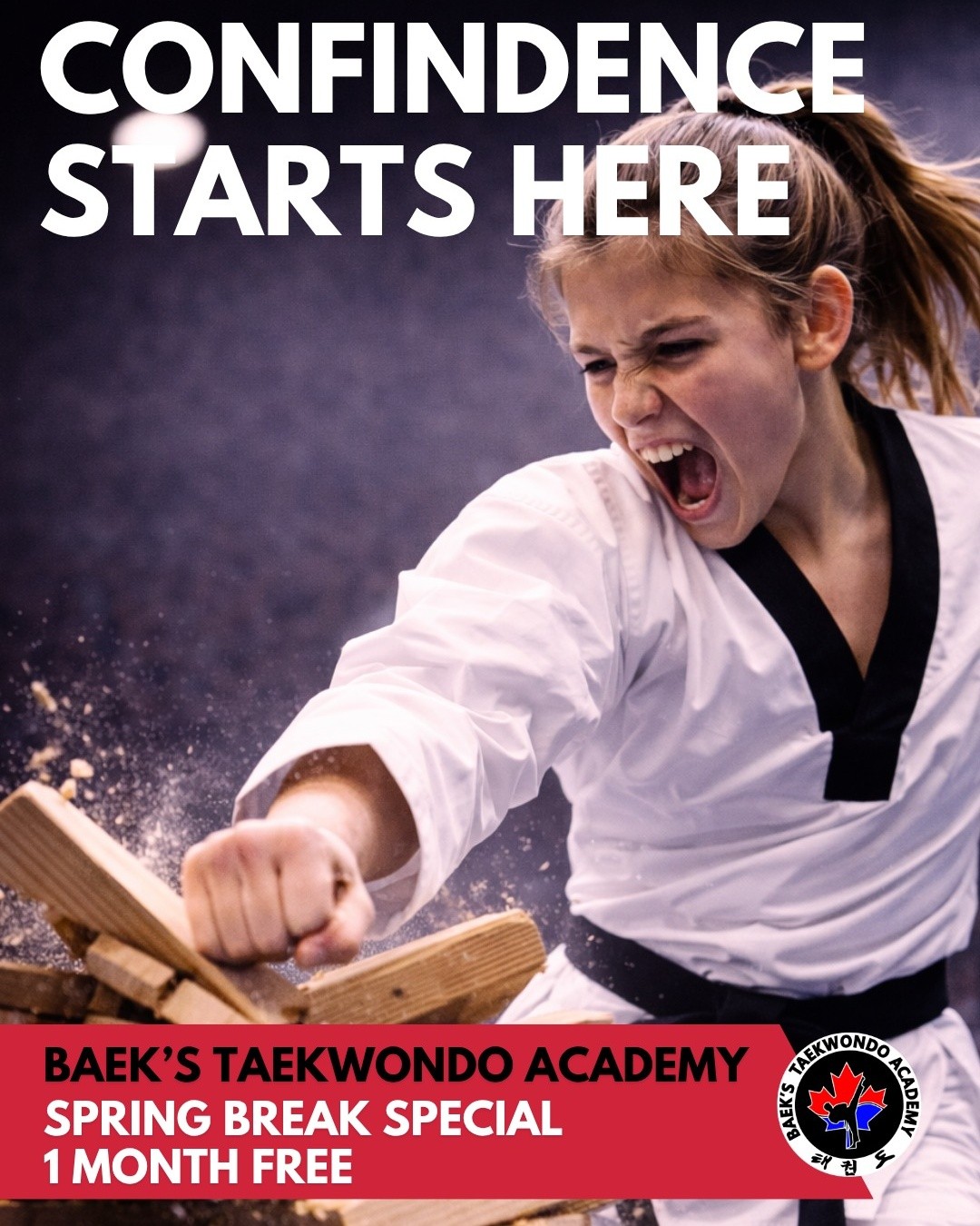 Baek's Tae Kwon Do Academy Facebook ad: Register, Baek's Tae Kwon Do Academy