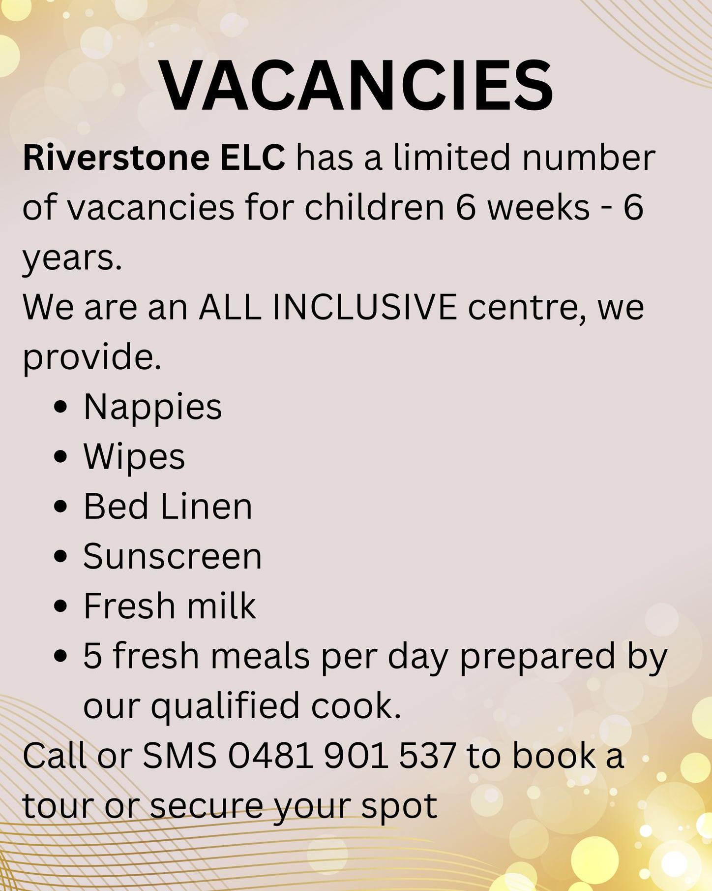Riverstone ELC Facebook ad from Mar 30, 2026