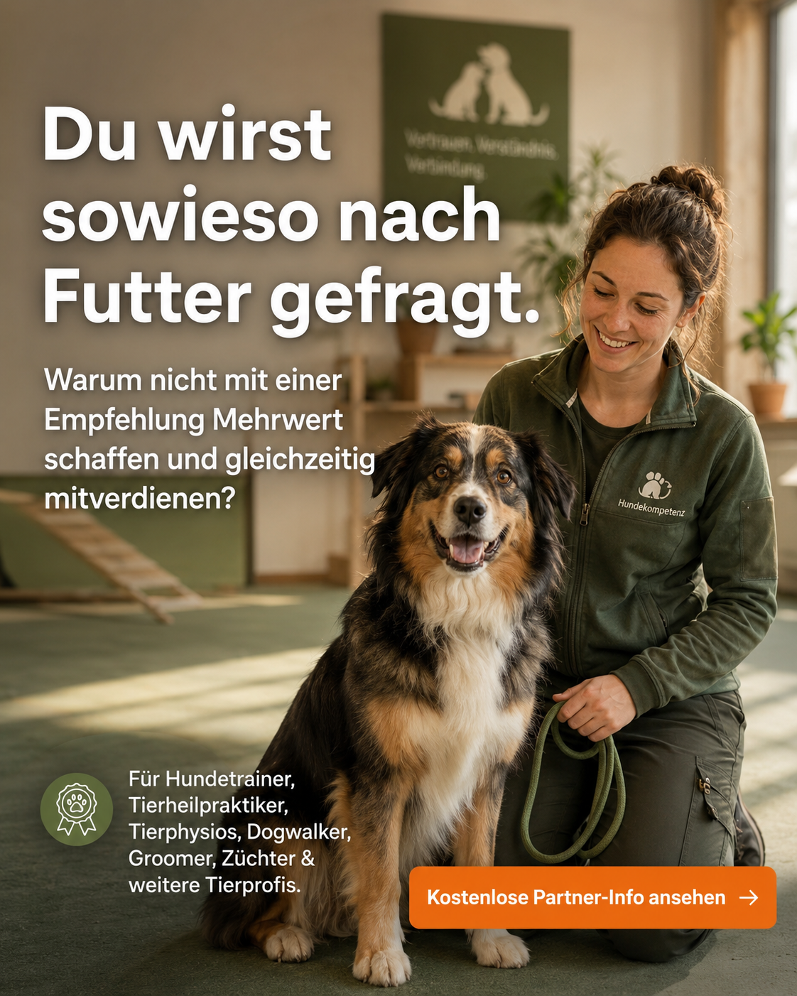 Clemens Eigler Reico Partner Facebook ad: Hundefutter empfehlen & verdienen