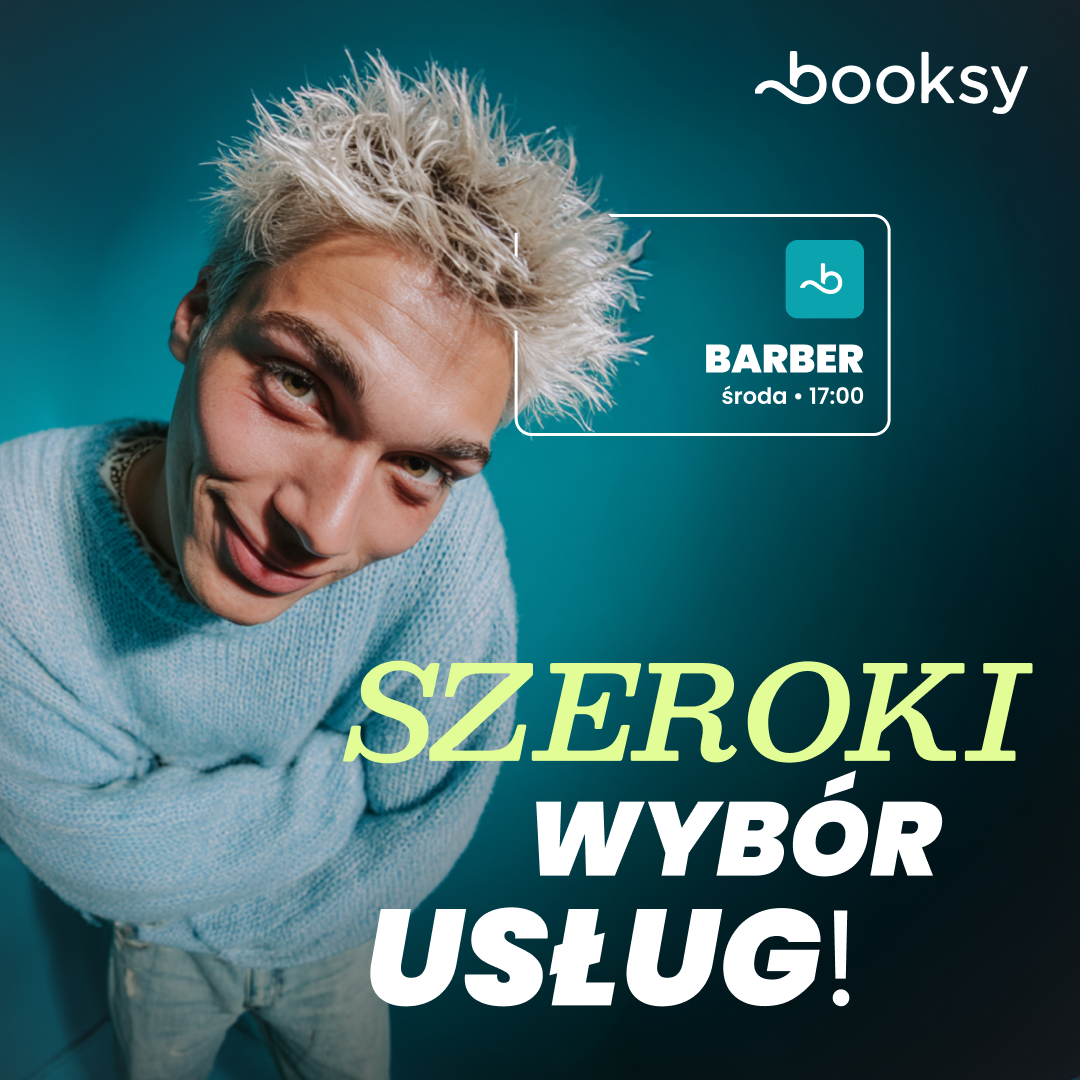 Booksy Facebook ad
