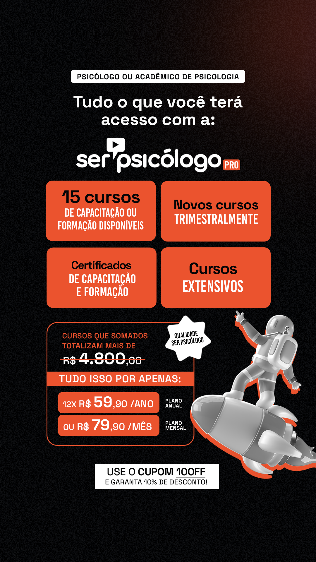 Ser Psicólogo Academy Facebook ad
