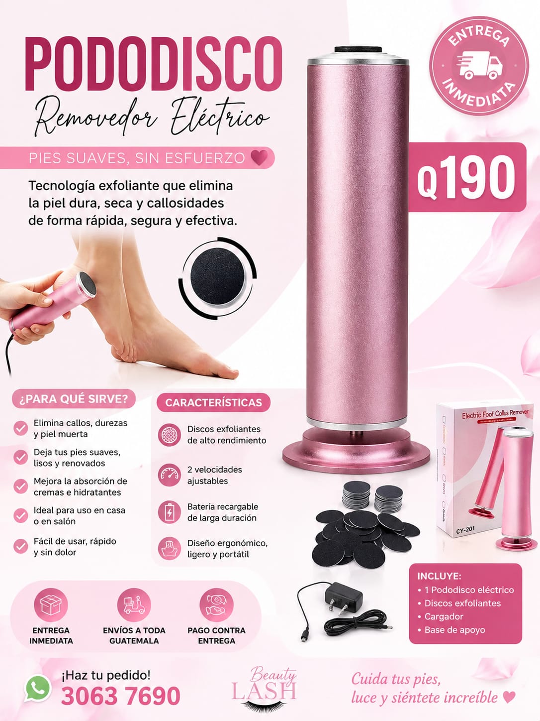 Beauty Lashes Facebook ad: Surtimos tu mesa de trabajo, para Lashistas, Manicuristas…