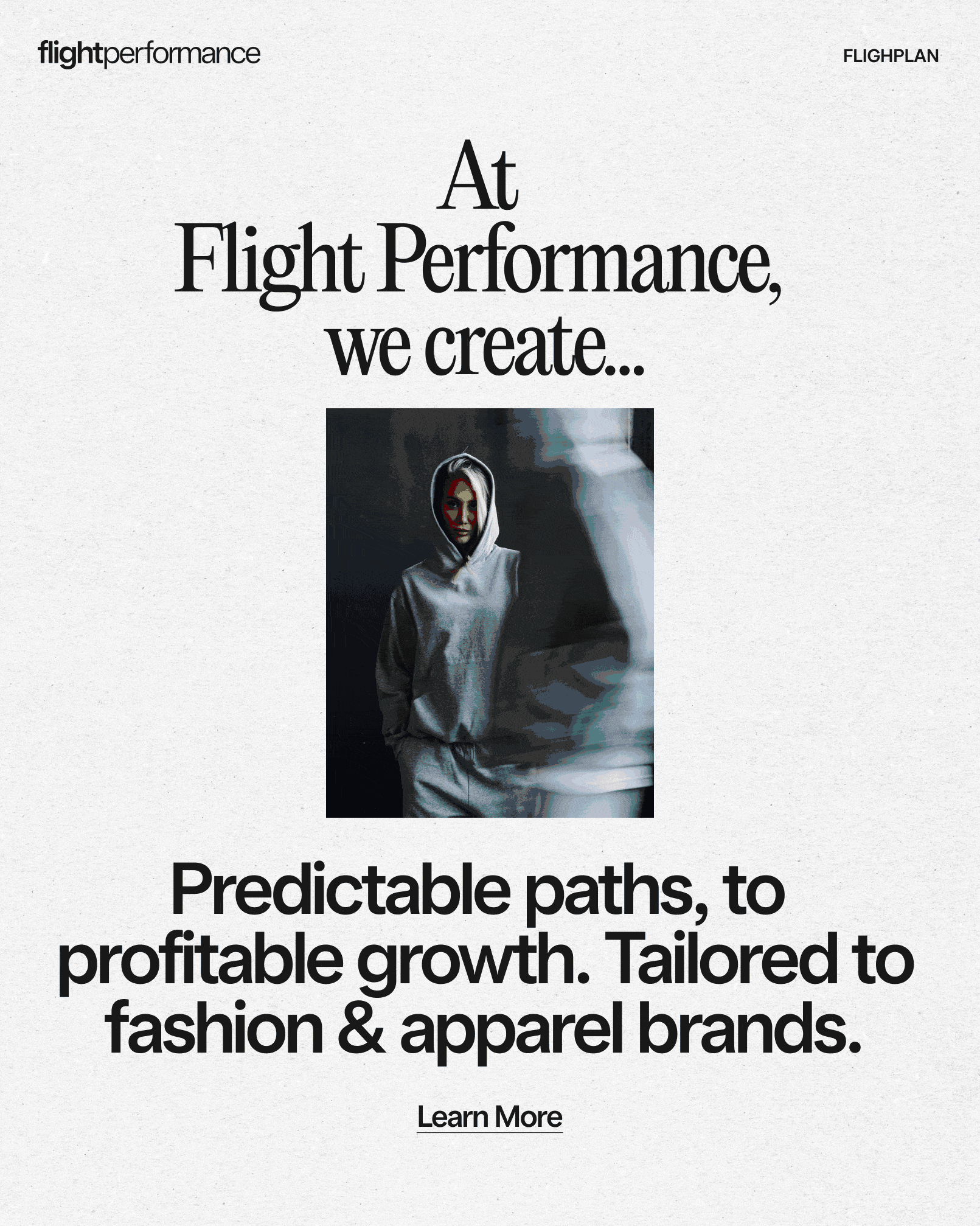 Flight Performance Facebook ad