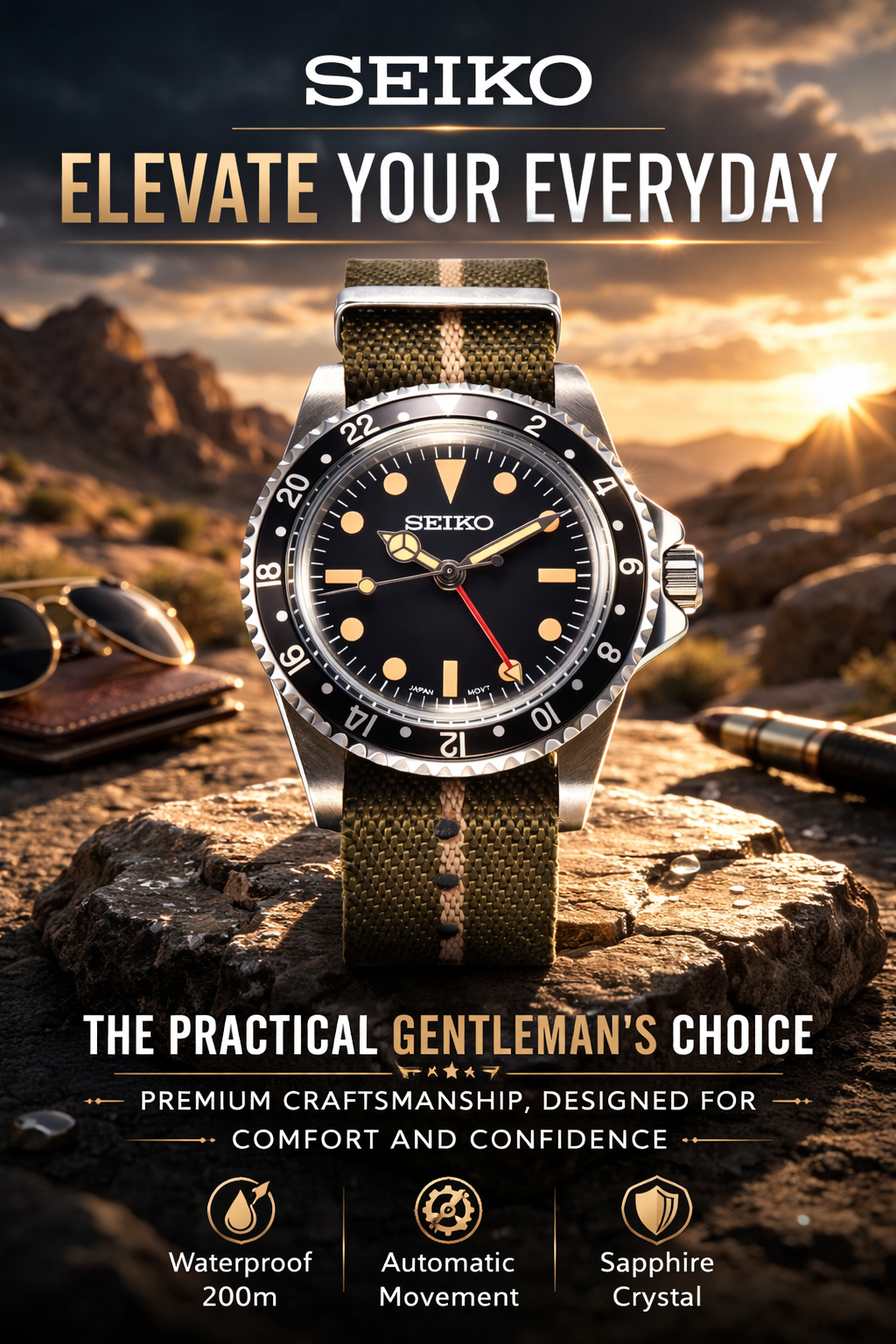 Zjani mods Facebook ad: Limited Edition GMT Watch, Selling Fast!