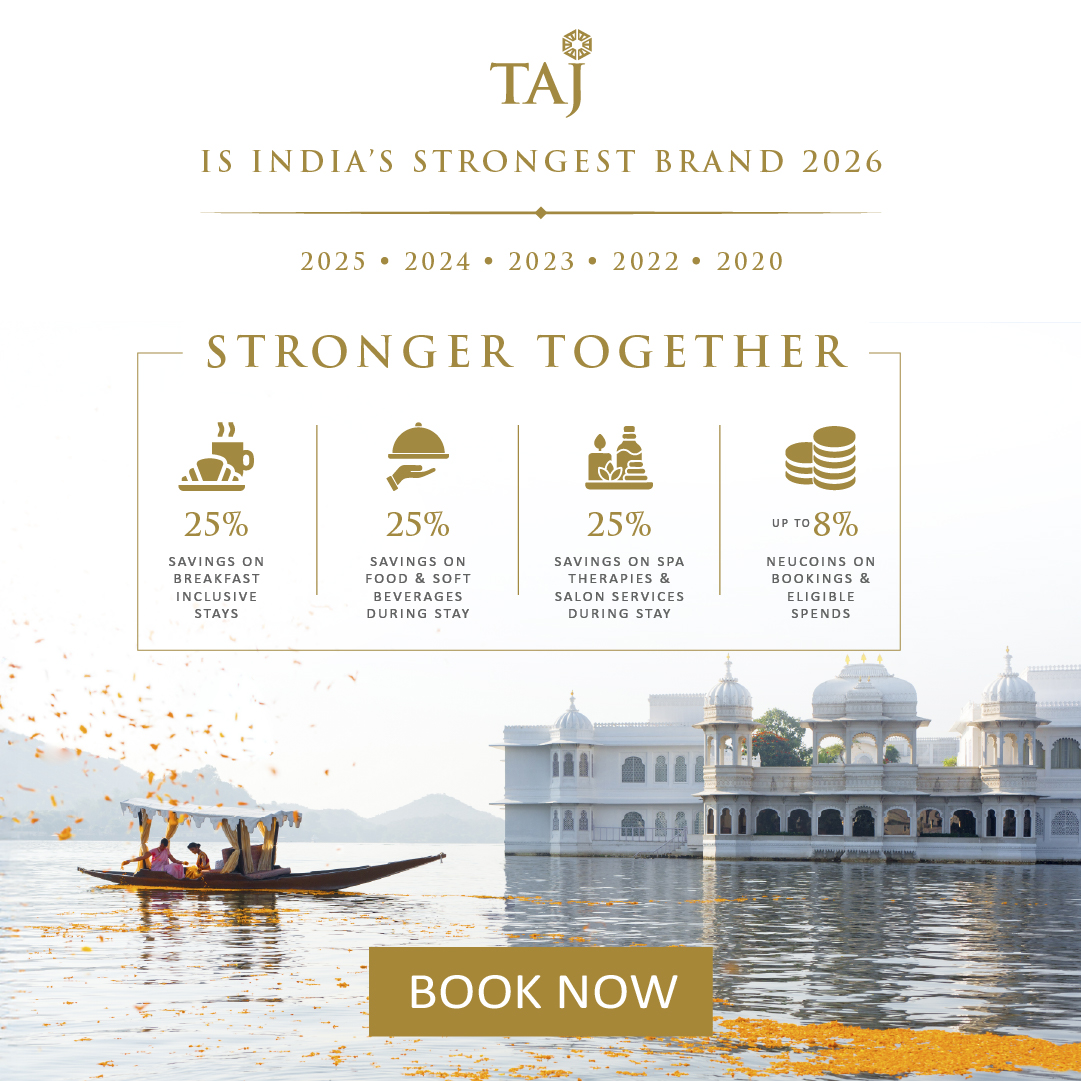 Taj Hotels Facebook ad