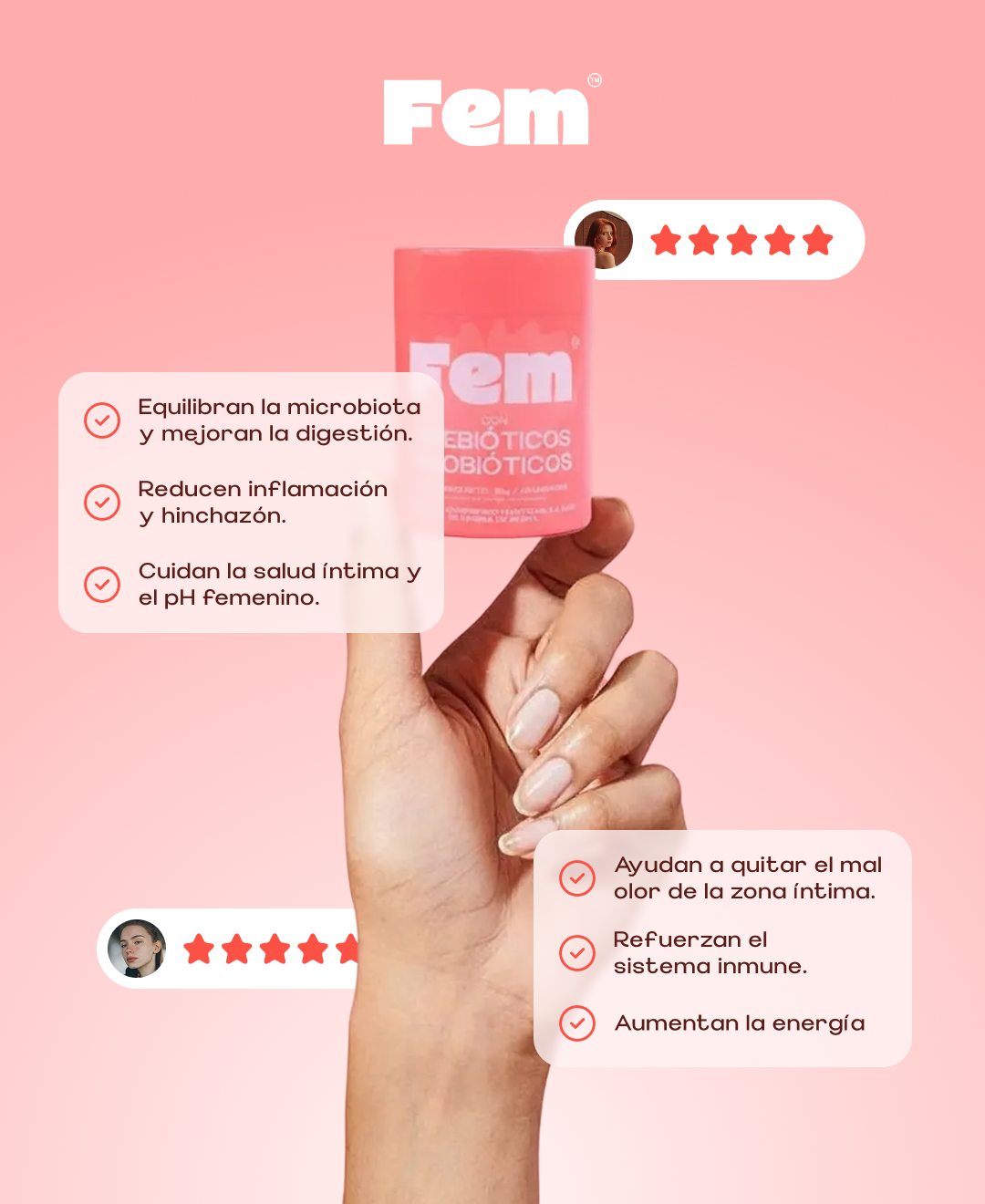 Fem Probiotics Facebook ad