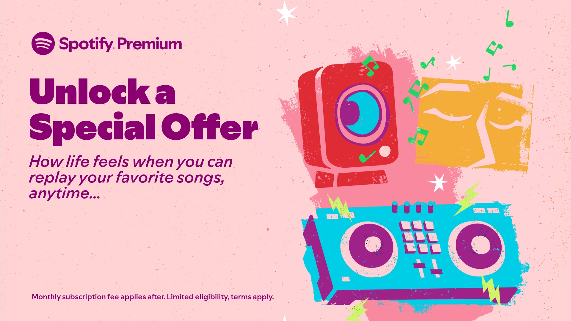Spotify Facebook ad