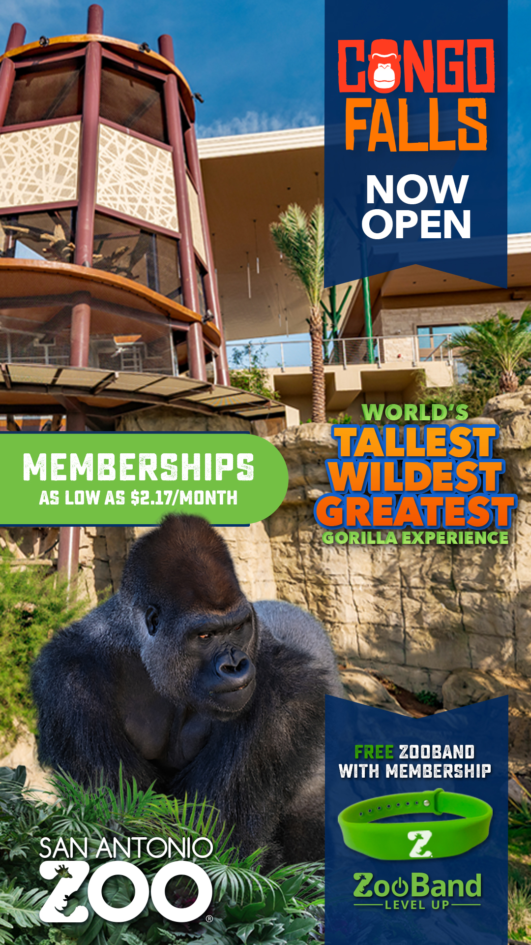 San Antonio Zoo Facebook ad