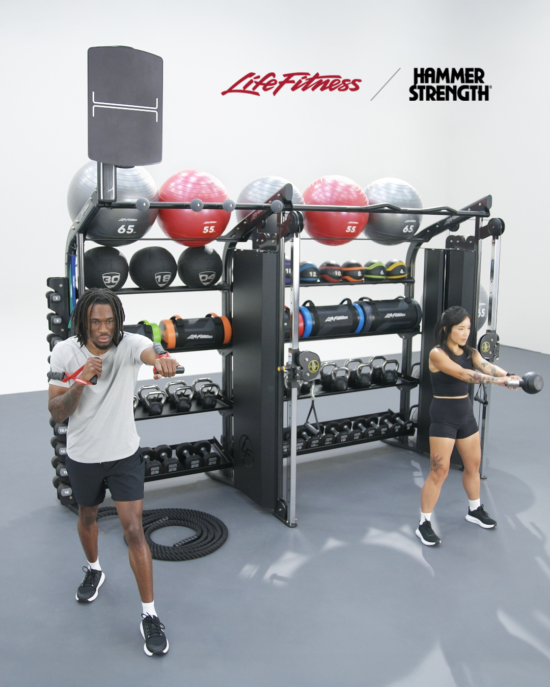Life Fitness India Facebook ad: The Life Fitness SYNRGY system serves as a…