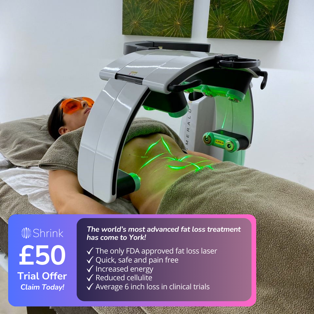 Shrink Facebook ad: £50 Trial! Emerald Laser Fat Loss Treatment York