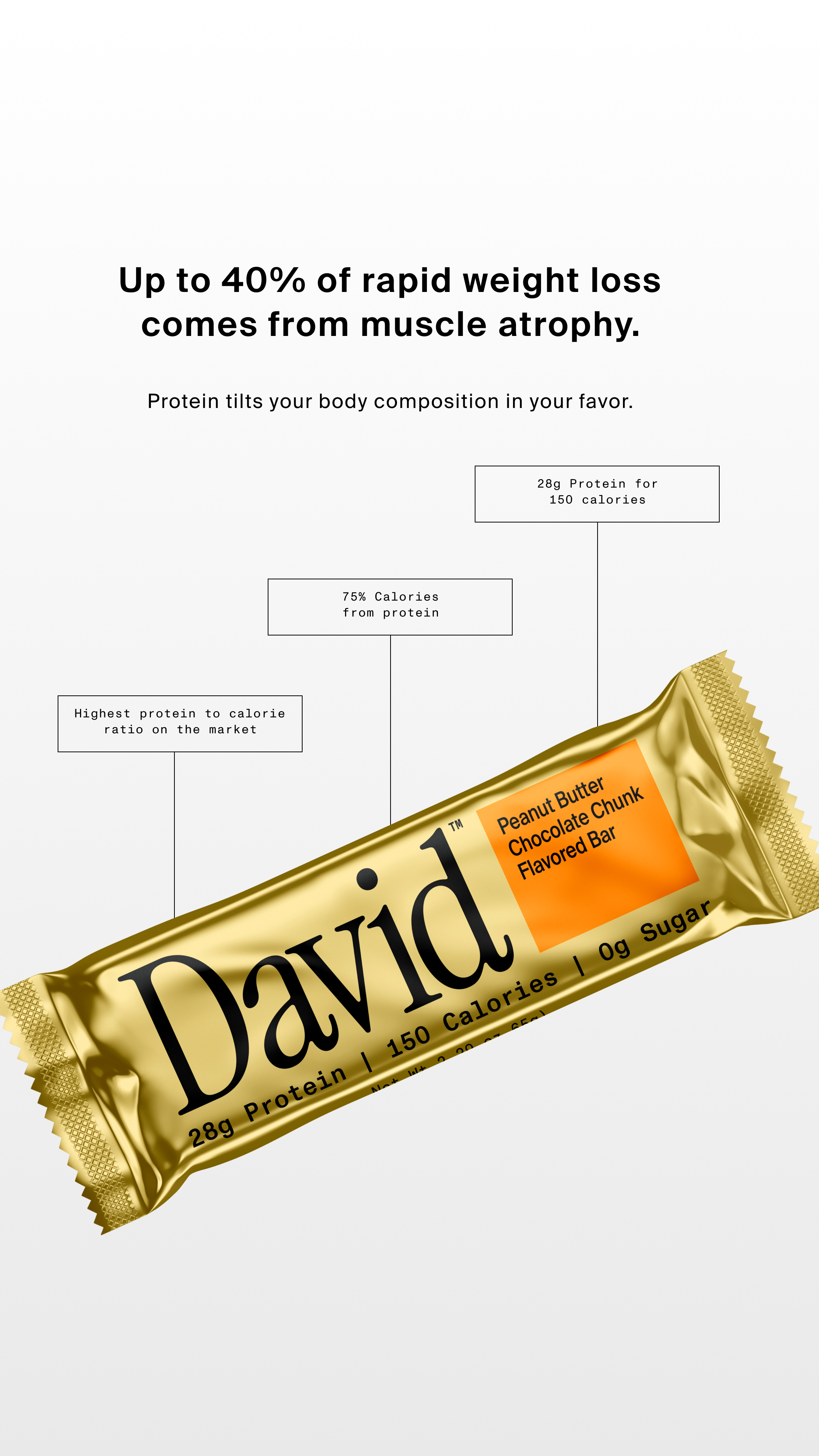 David Protein Facebook ad