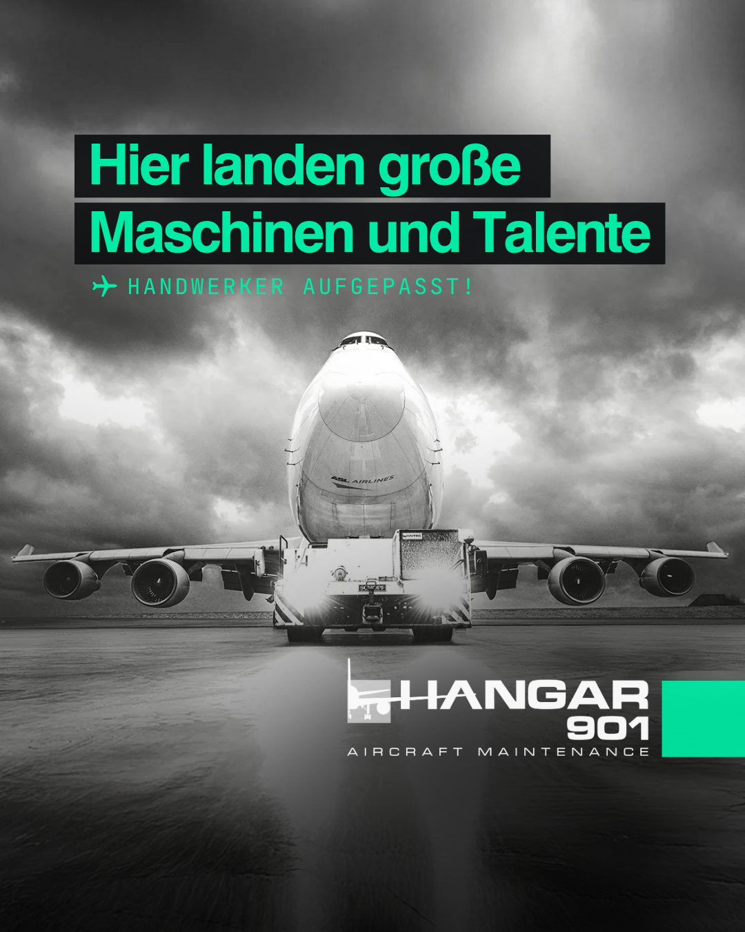 Hangar 901 Aircraft Maintenance GmbH Facebook ad