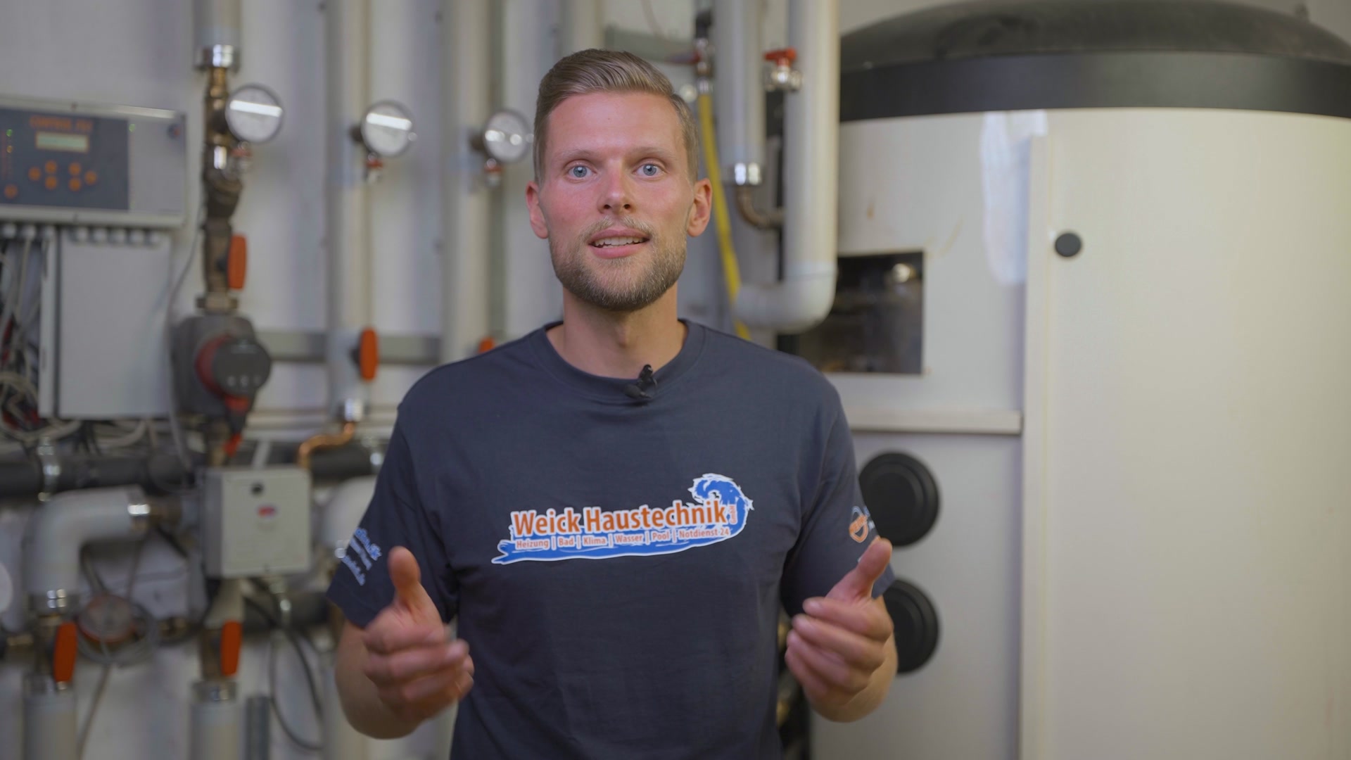 Weick Haustechnik GmbH Facebook ad: Heizungswartung für Wiesloch & Region
