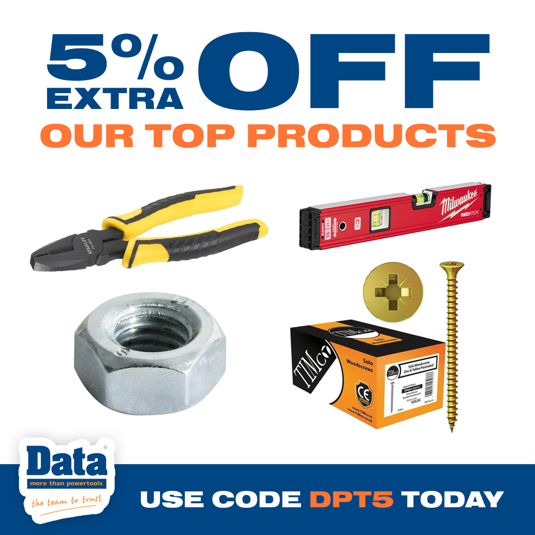 Data Powertools Ltd Facebook ad: Find quality power tools and more from our…
