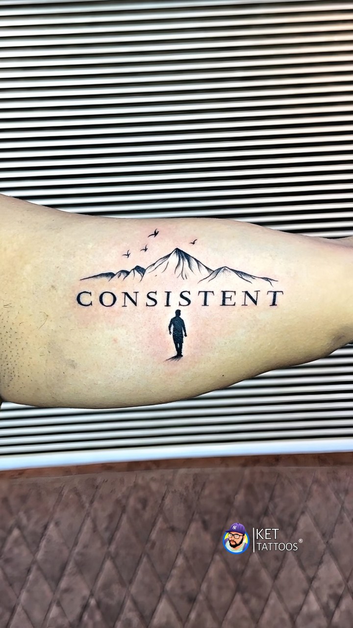 Ket Tattoos Facebook ad: Consistency Builds Greatness.