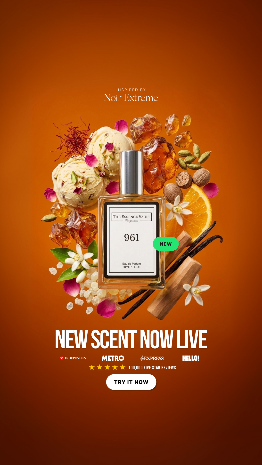 The Essence Vault Facebook ad