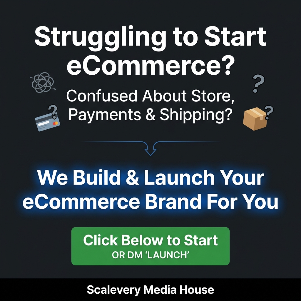 Scalevery Facebook ad: Start Your eCommerce Brand in 14 Days