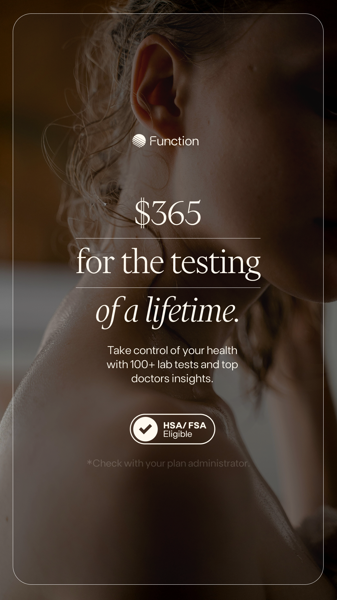 Function Health Facebook ad