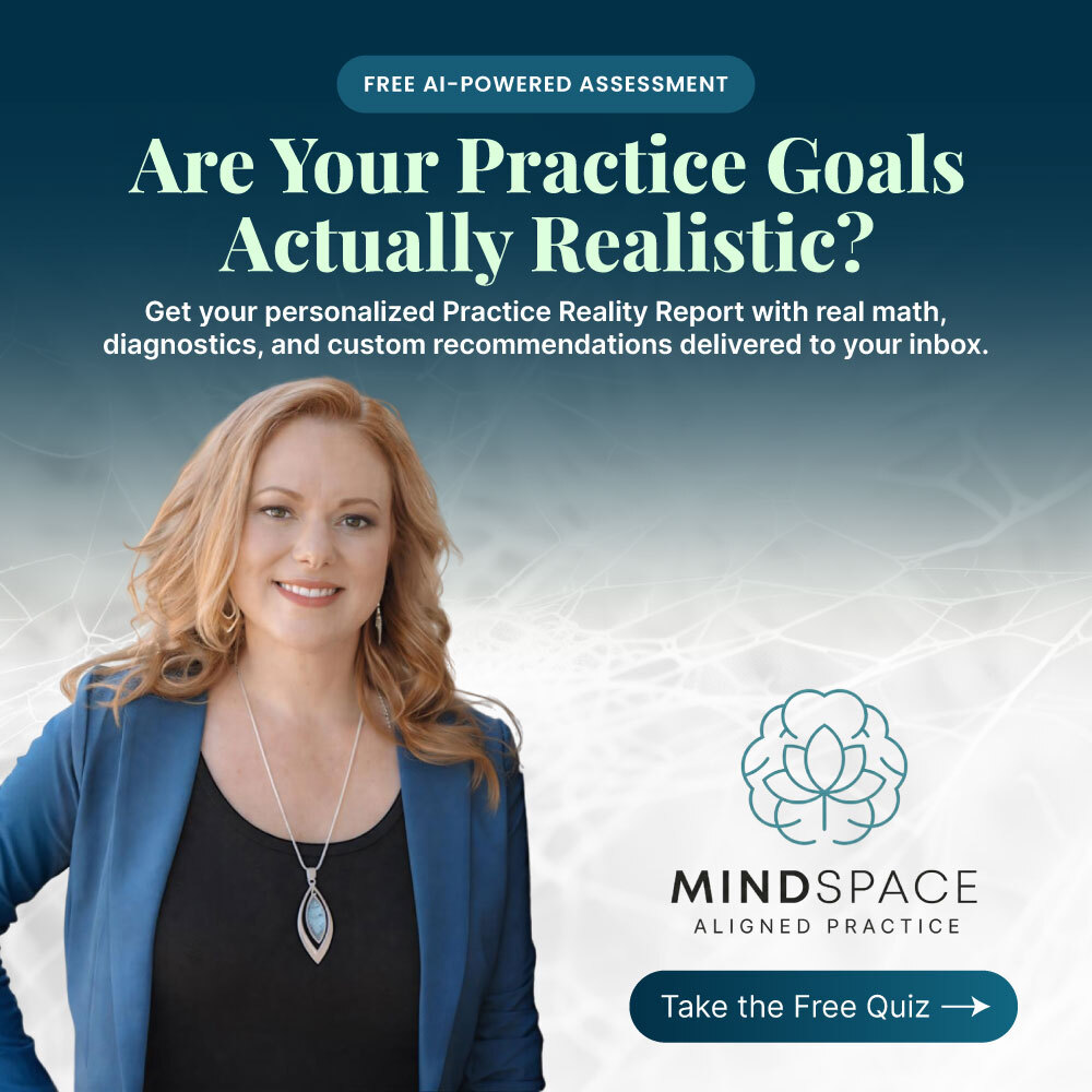 Mindspace Wellness Facebook ad: Get Your Free Practice Reality Report